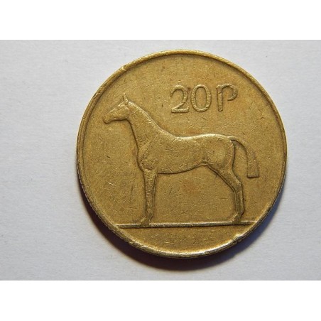 Irsko 20 Pence 1988 VF č22255