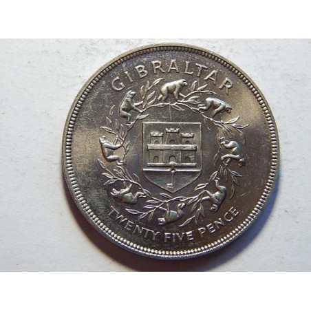 Gibraltar 25 Pence 1977 UNC č36335