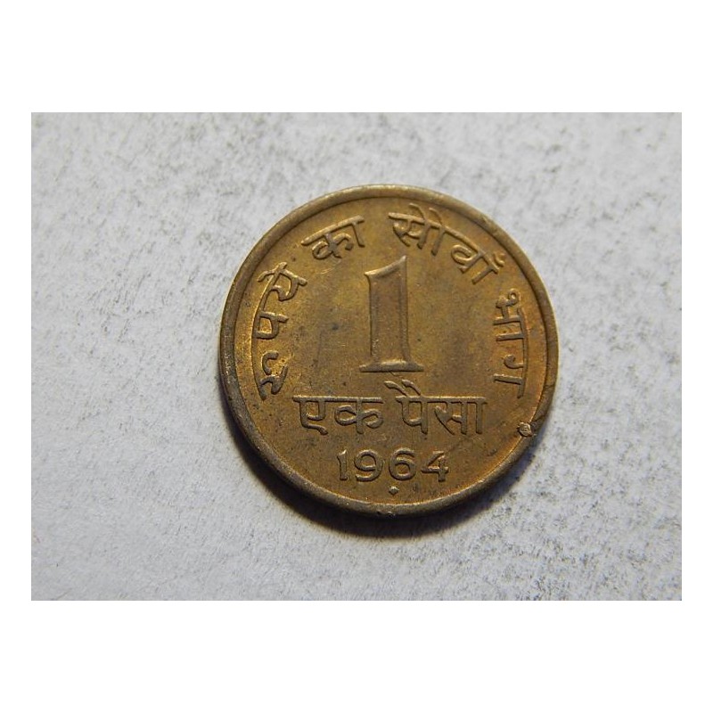 Indie 1 Paise 1964 diamant XF č26732 Indie 1 Paise 1964 diamant XF č26732