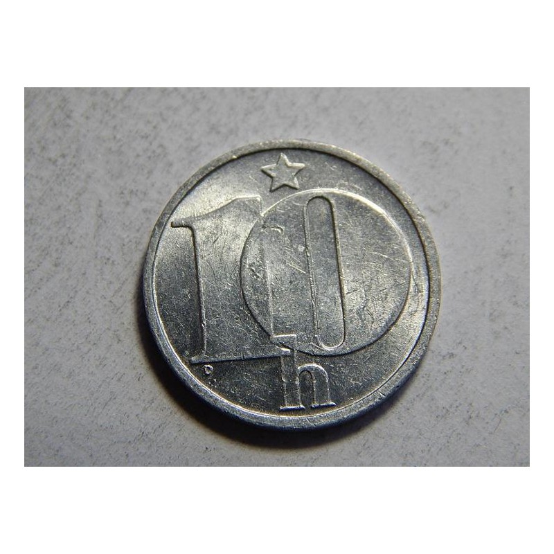 Československo 10 Haléřů 1989 VF č27043 Československo 10 Haléřů 1989 VF č27043