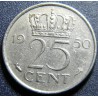 Nizozemí 25 Cents 1950 XF č33472