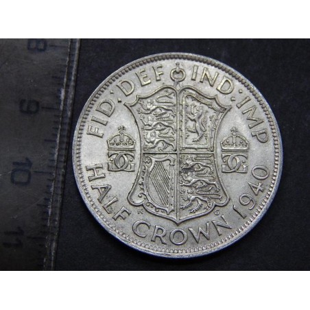 Anglie ½ Crown 1940 Ag UNC č36103 
