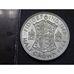 Anglie ½ Crown 1944 Ag UNC-BU č36111 