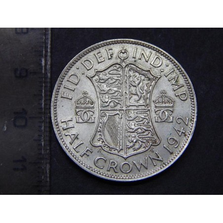 Anglie ½ Crown 1942 Ag UNC č36101 