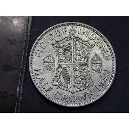 Anglie ½ Crown 1940 Ag UNC-BU č36119 