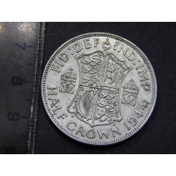 Anglie ½ Crown 1944 Ag UNC č36113 