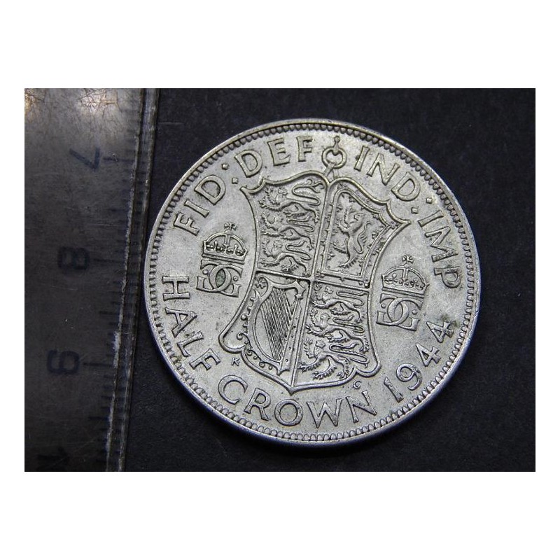 Anglie ½ Crown 1944 Ag UNC č36113 