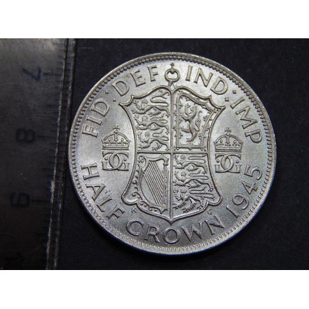 Anglie ½ Crown 1945 Ag BU č36117 