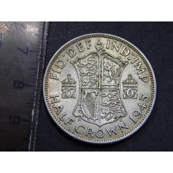 Anglie ½ Crown 1945 Ag UNC č36115 