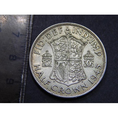 Anglie ½ Crown 1945 Ag UNC č36115 