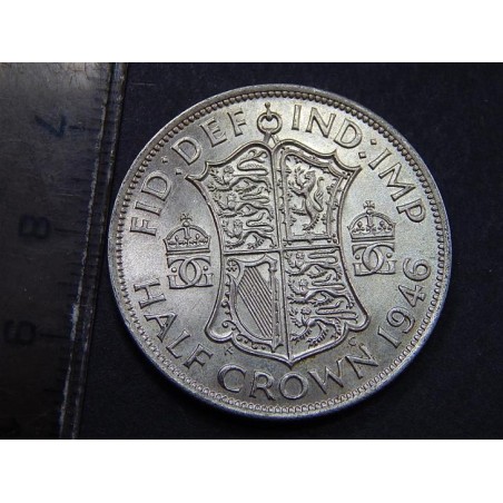 Anglie ½ Crown 1946 Ag UNC-BU č36118 