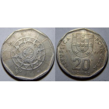 Portugalsko 20 Escudos 1987 XF č11398