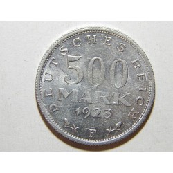 Německo Výmarsko 500 Mark 1923 F UNC č31534