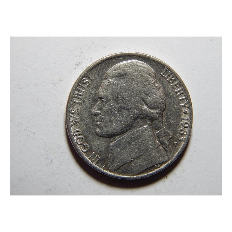 USA 5 Cents 1983P VF č21061 USA 5 Cents 1983P VF č21061
