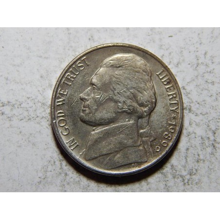 USA 5 Cents 1989D VF č20967