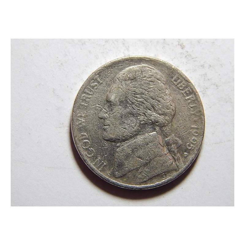 USA 5 Cents 1995D F č21169 USA 5 Cents 1995D F č21169