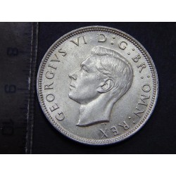 Anglie ½ Crown 1946 Ag UNC-BU č36118 