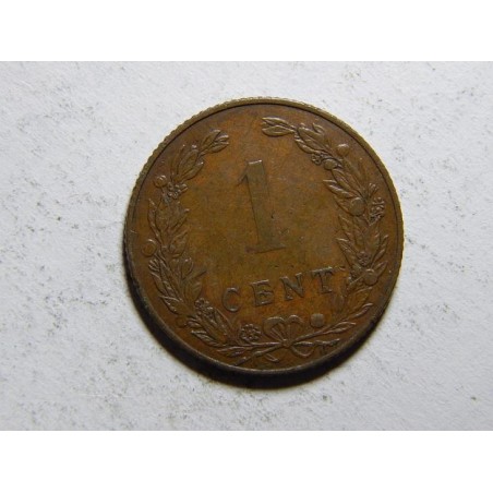 Nizozemí 1 Cent 1902 VF-XF č10011