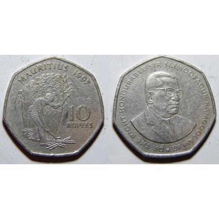 Mauritius 10 Rupees 1997 XF č33956