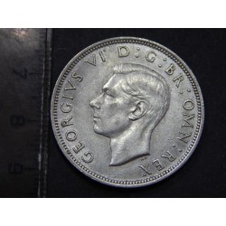 Anglie ½ Crown 1940 Ag UNC-BU č36119 