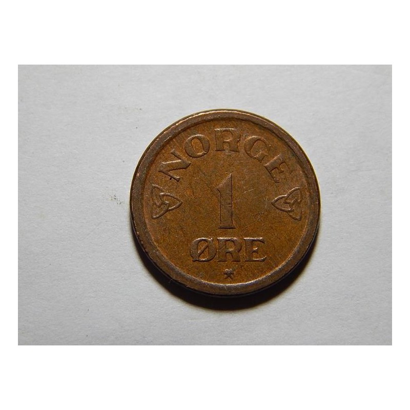 Norsko 1 Ore 1957 XF č38219 Norsko 1 Ore 1957 XF č38219