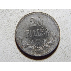 František Josef I. 20 Fillér 1917 KB XF č37529