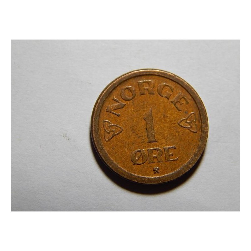 Norsko 1 Ore 1957 XF č38218 Norsko 1 Ore 1957 XF č38218