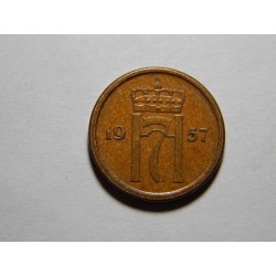 Norsko 1 Ore 1957 XF č38218