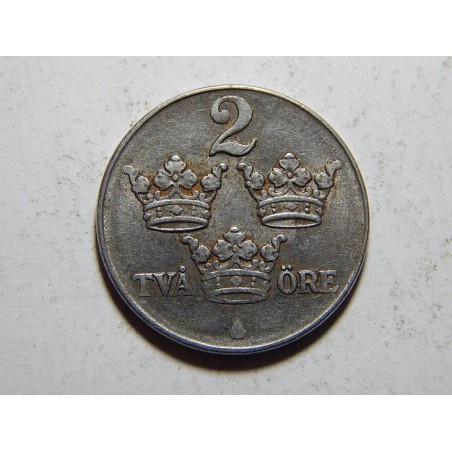 Švédsko 2 Öre 1942 Fe XF-UNC č23147