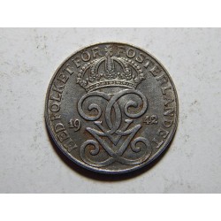 Švédsko 2 Öre 1942 Fe XF-UNC č23147