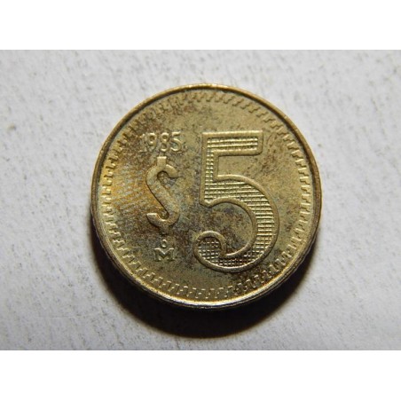 Mexiko 5 Pesos 1985 XF č37114