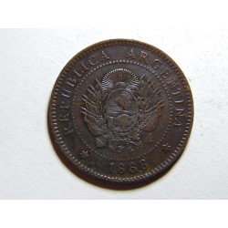Argentina 1 Centavo 1888 RR XF č11075