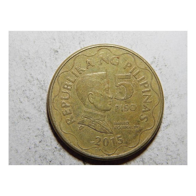 Filipíny 5 Piso 2015 XF č35830 Filipíny 5 Piso 2015 XF č35830