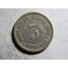 Německo Císařství 5 Pfennig 1908 D R XF č32808