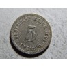 Německo Císařství 5 Pfennig 1901 D R XF č32892