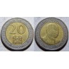Kenya 20 Shillings 1998 VF-XF č33888