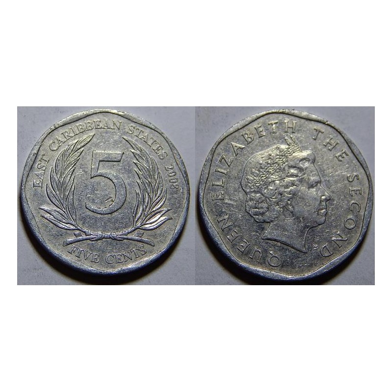 Karibik 5 Cents 2008 XF č31877 Karibik 5 Cents 2008 XF č31877