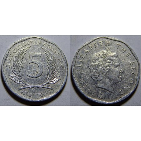 Karibik 5 Cents 2008 XF č31877