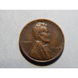 USA 1 Cent 1948 XF č10171