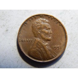 USA 1 Cent 1951 XF č10220