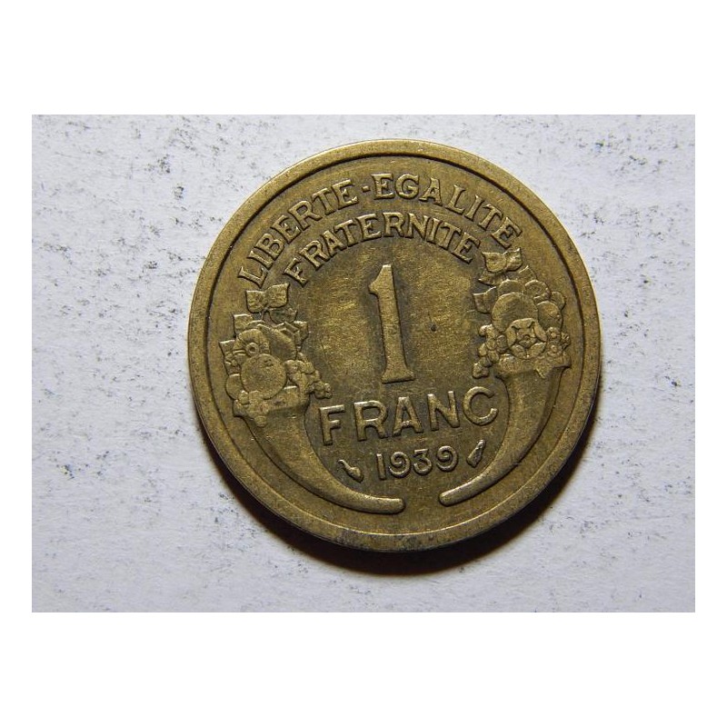 Francie 1 Franc 1939 XF č11113 Francie 1 Franc 1939 XF č11113