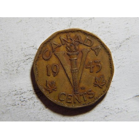 Kanada 5 Cents 1943 XF č38453