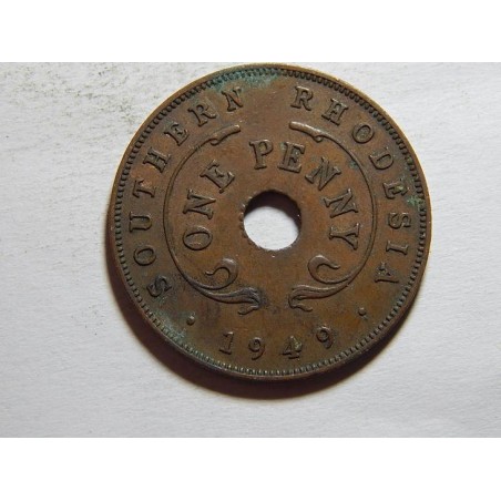 Rhodesia 1 Penny 1949 R XF č11251