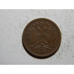 František Josef I. 2 Heller 1913 XF č20397