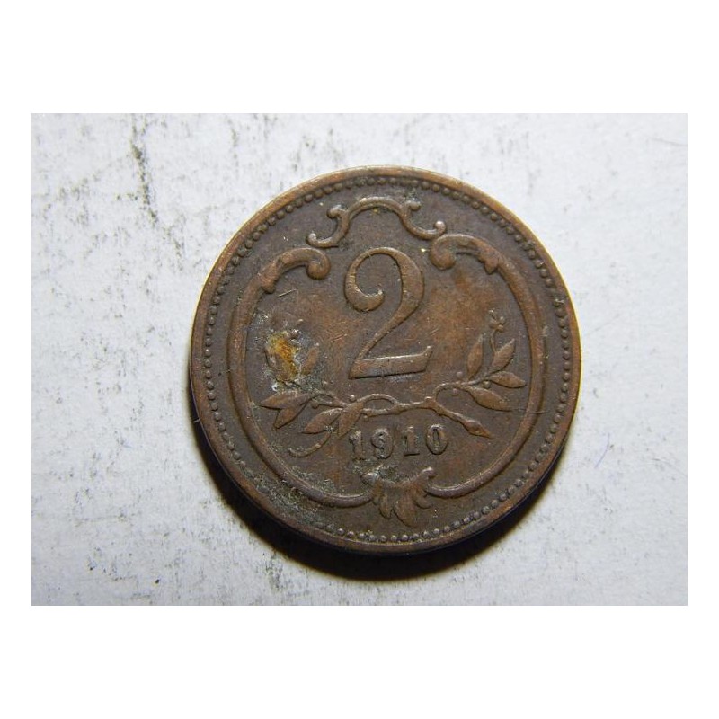 František Josef I. 2 Heller 1910 VF-XF č29479 (1) František Josef I. 2 Heller 1910 VF-XF č29479 (1)