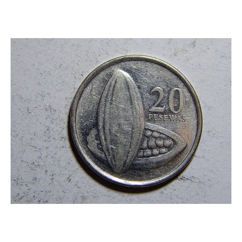 Ghana 20 Pesewas 2007 XF č31926 Ghana 20 Pesewas 2007 XF č31926