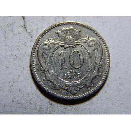 František Josef I. 10 Heller 1909 XF č29492