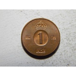 Švédsko 1 Öre 1967 U XF č25000