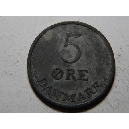Dánsko 5 Ore 1959 CS Zn XF č20793