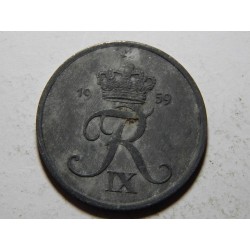 Dánsko 5 Ore 1959 CS Zn XF č20793